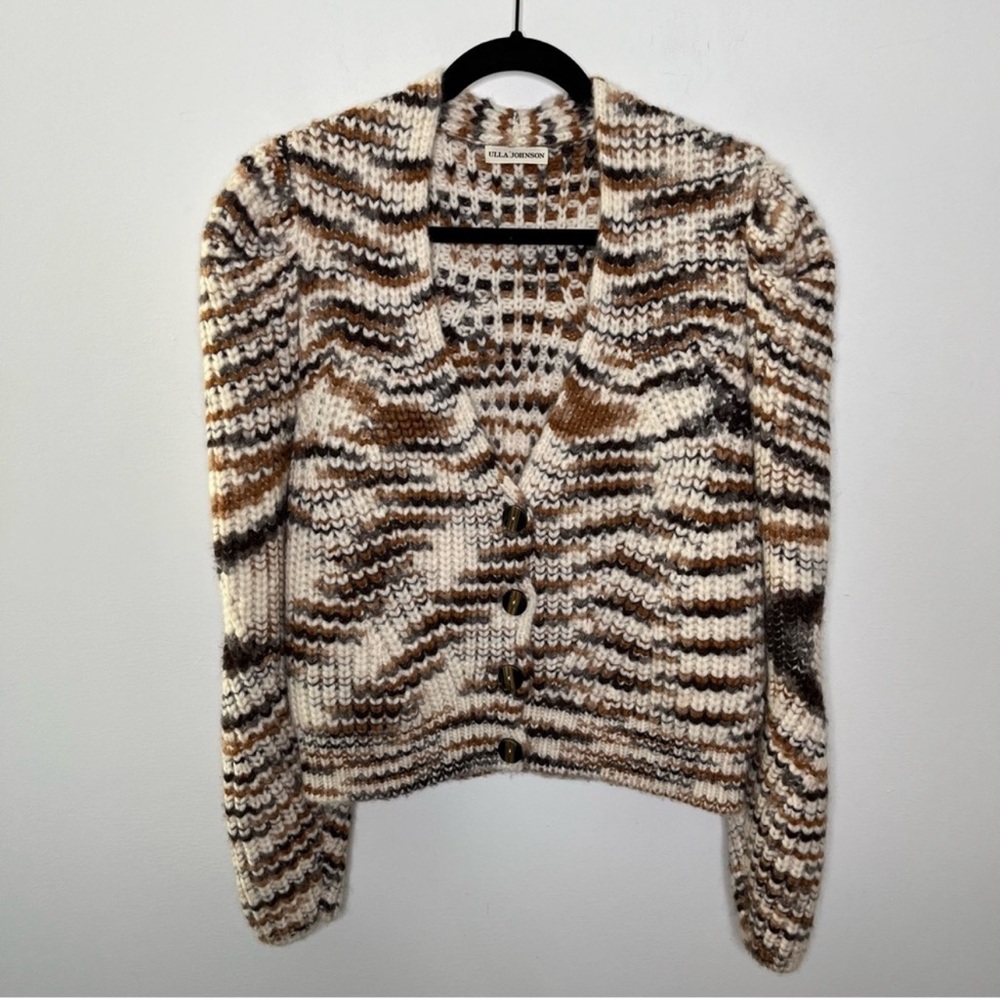 ULLA JOHNSON Greta Cardigan in Tapir - Picture 5 of 11